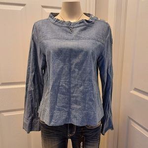 Adorable J.Crew 100% Cotton Blouse Size 8